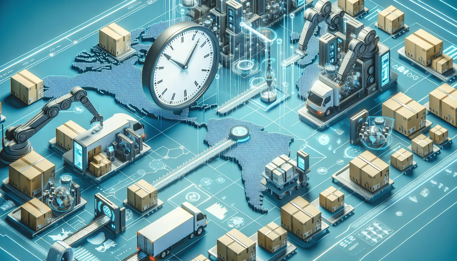 Illustration of small parcel shipping advantages