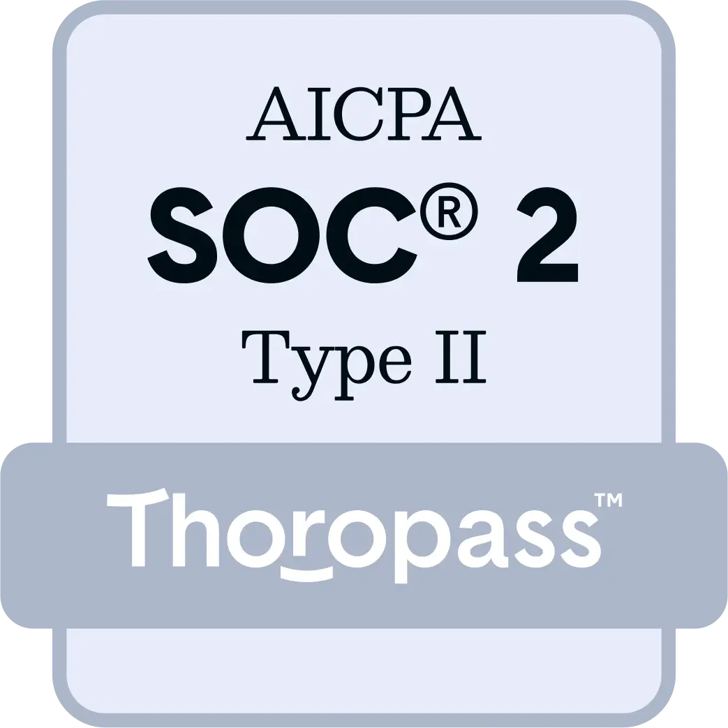 AICPA SOC 2 Type II, Thoropass