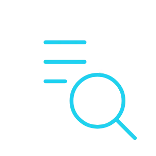 Invoice being examined line by line under a magnifier